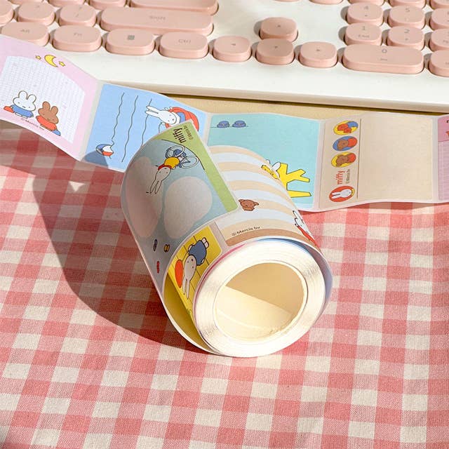 Miffy Pull-Out Sticky Memo Notes, 120 Sheets