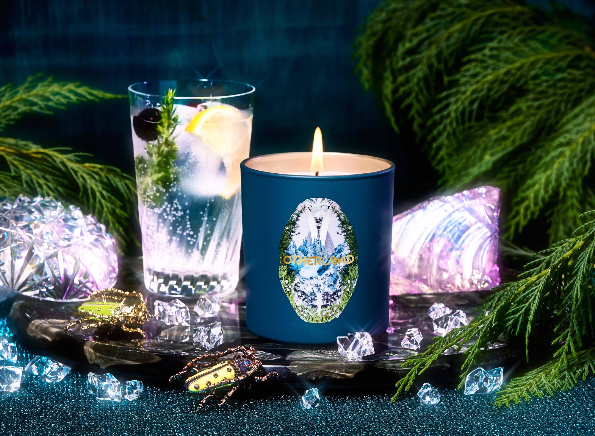 Alpine Crystal Candle