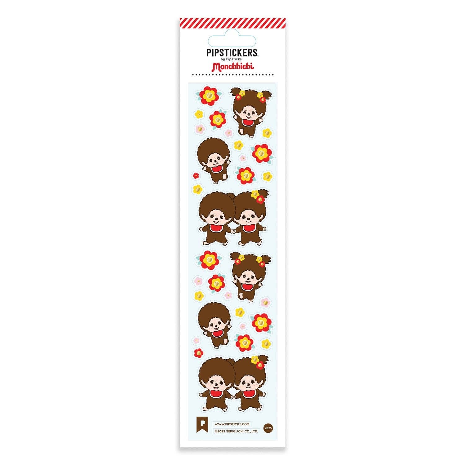 Frolicking Monchhichi Sticker Sheet