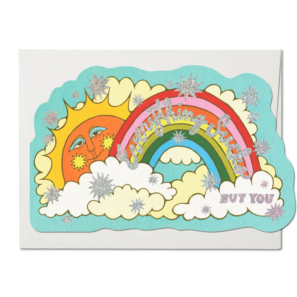 Everything Sucks Love Greeting Card