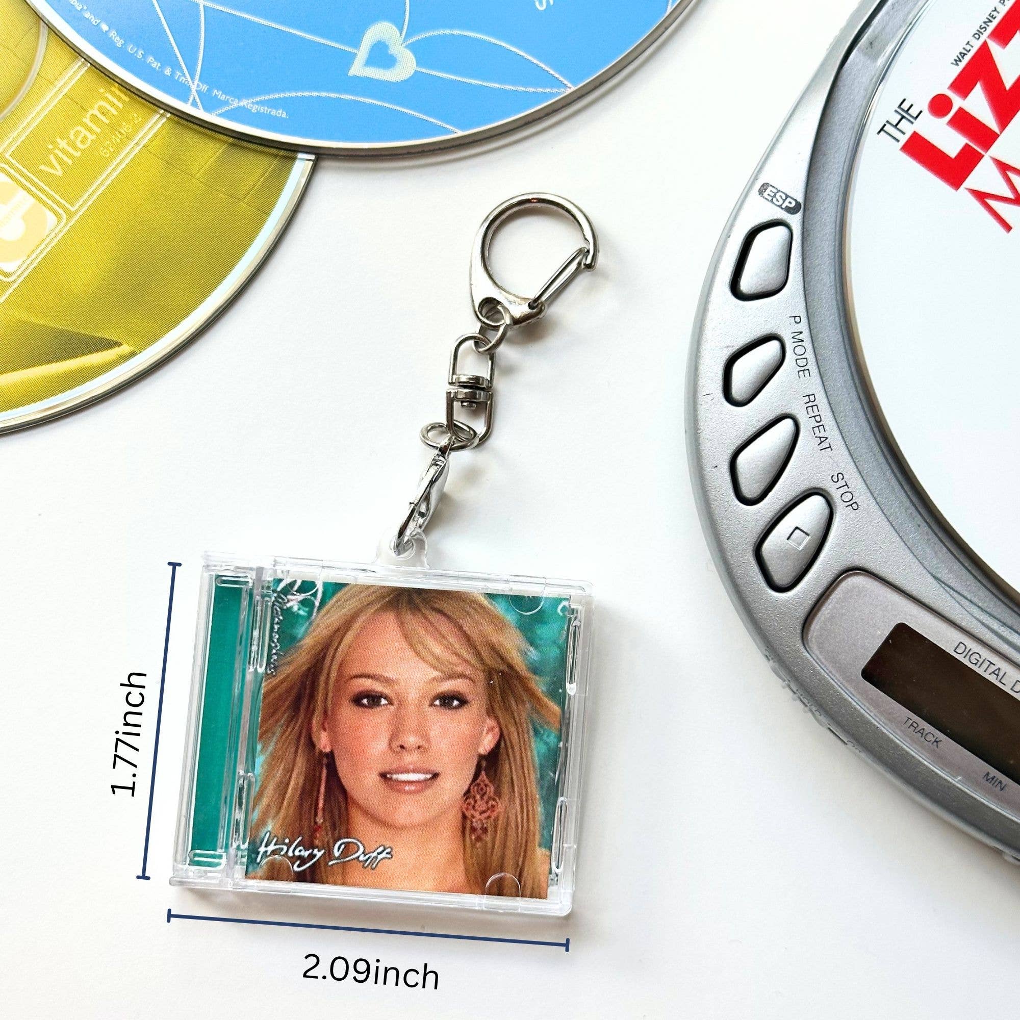 'Hit Clips' Mini CD Case Keychain, Hilary Duff, So Yesterday