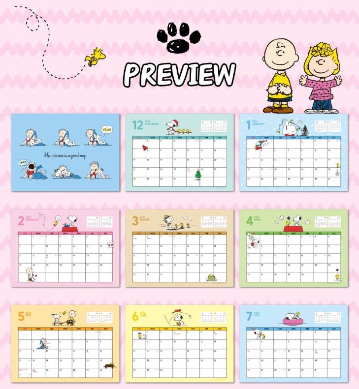 Peanuts Snoopy 2026 Desk Calendar