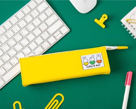 Miffy Patch Pencil Pouch Case, White