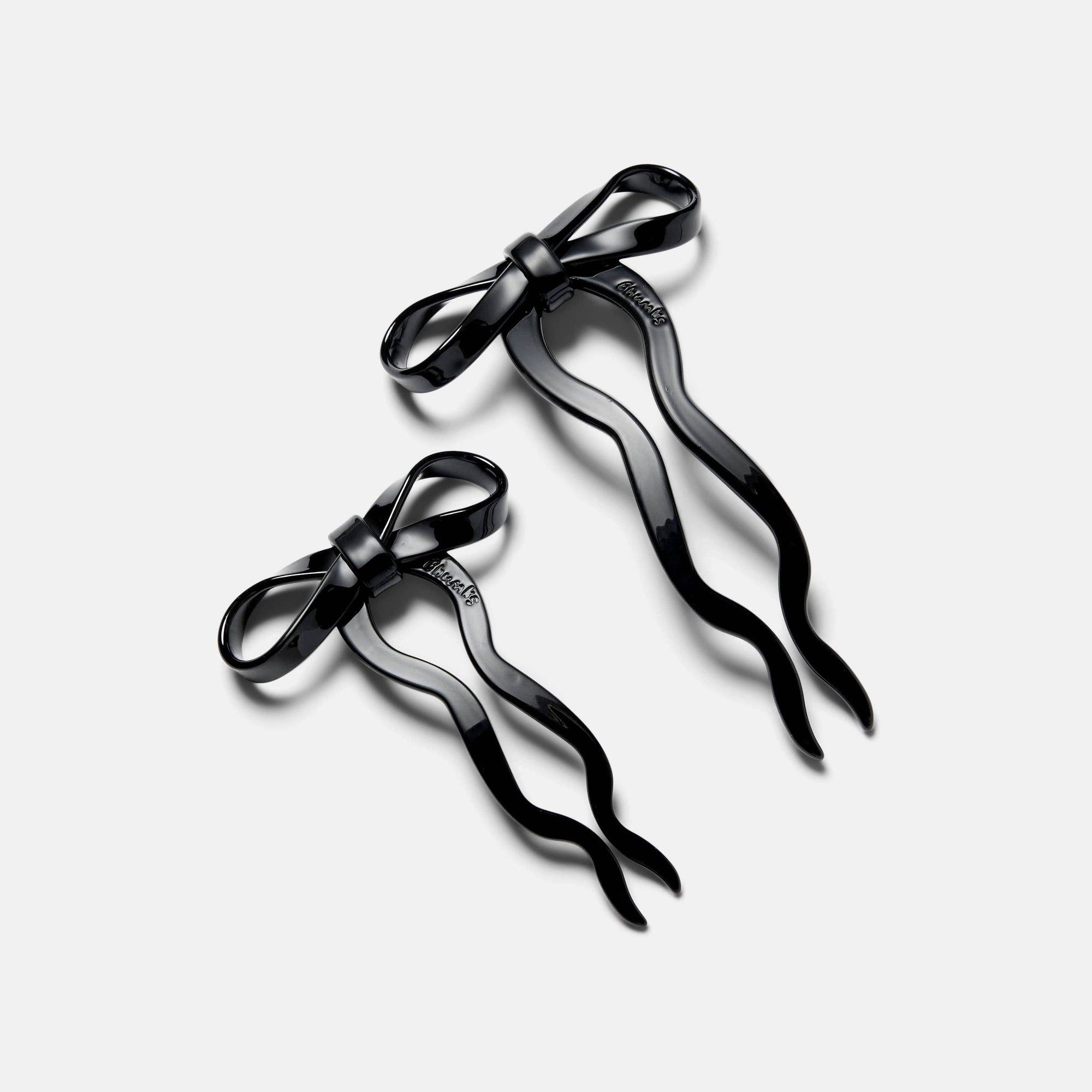 Bow Hairpin, Small Black