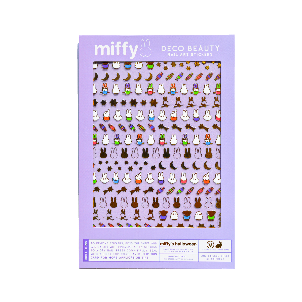 Nail Art Sticker, Miffy's Halloween