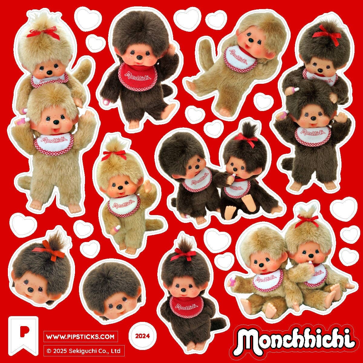 Monchhichi Mix & Match Stickers