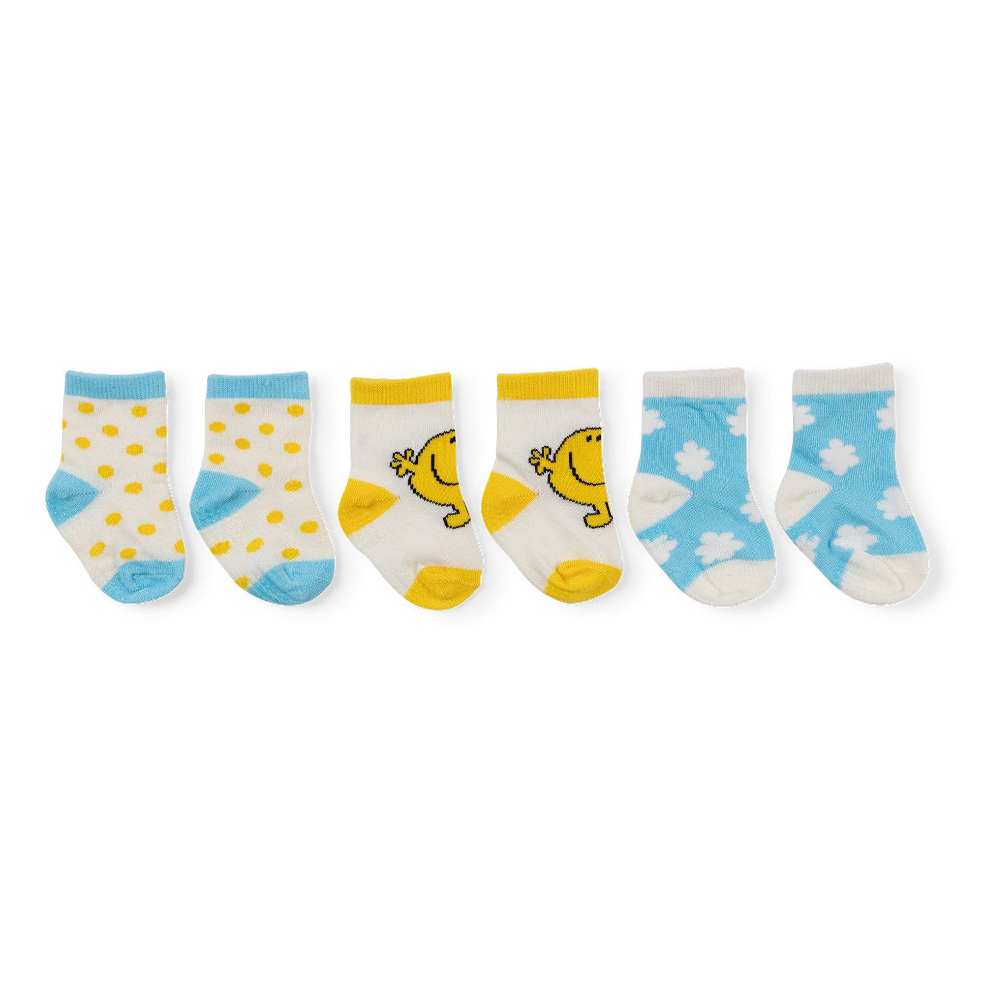 Mr. Happy Baby Socks, Set of 3