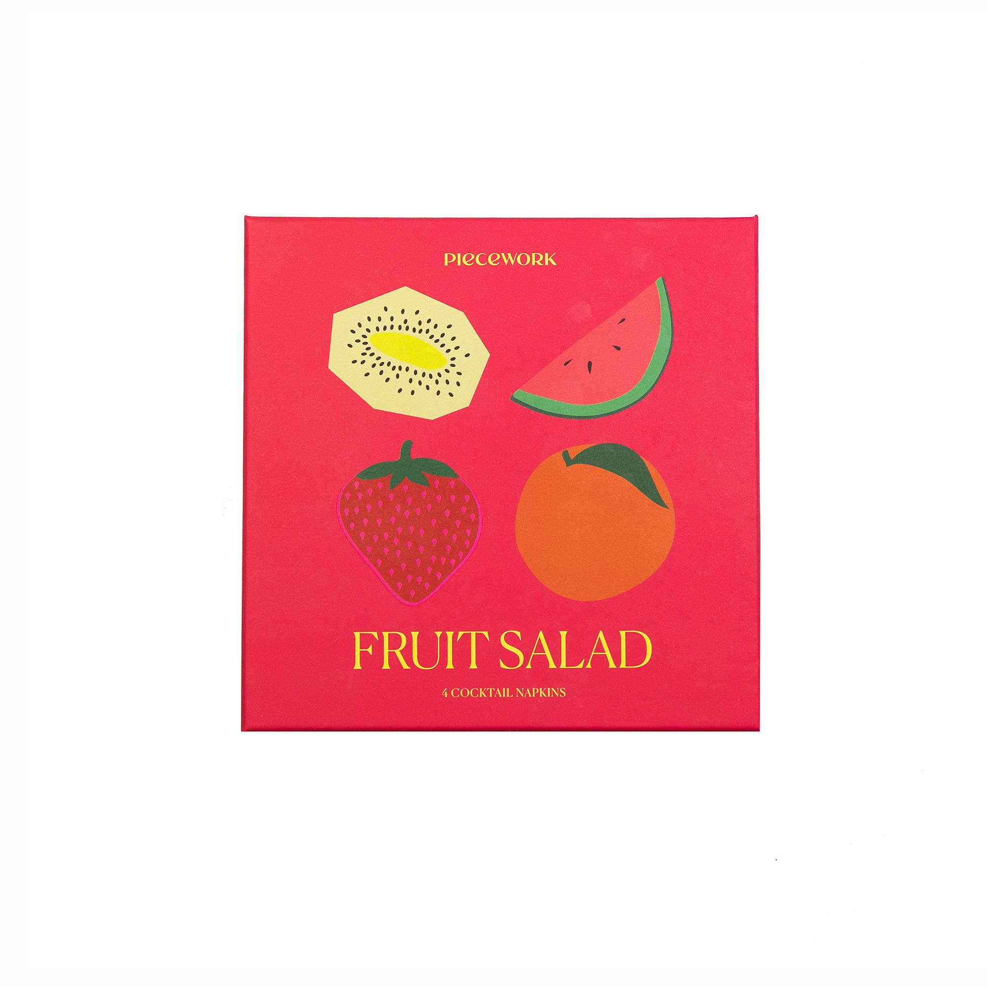 Fruit Salad Cocktail Napkins, Set Of 4