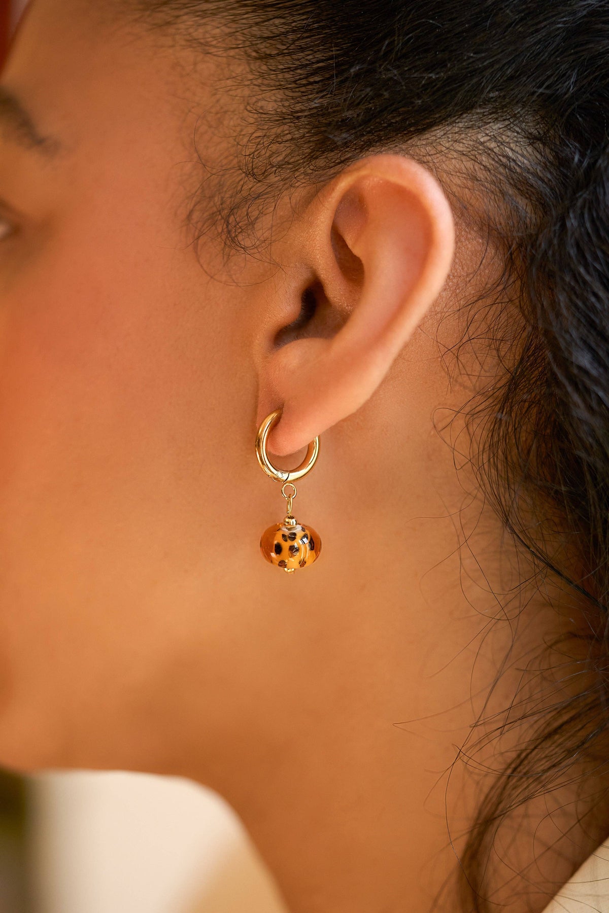Wild Side Hoops, Gold