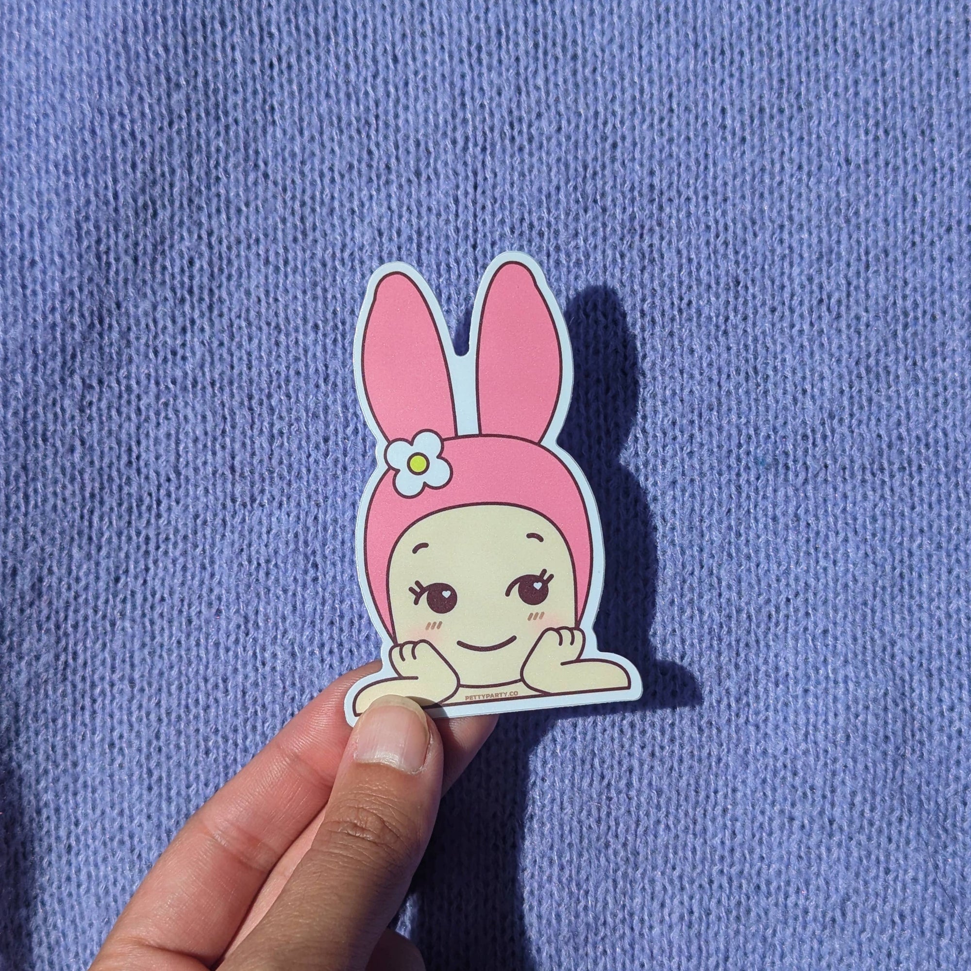 My Melody Baby Peeker Vinyl Sticker