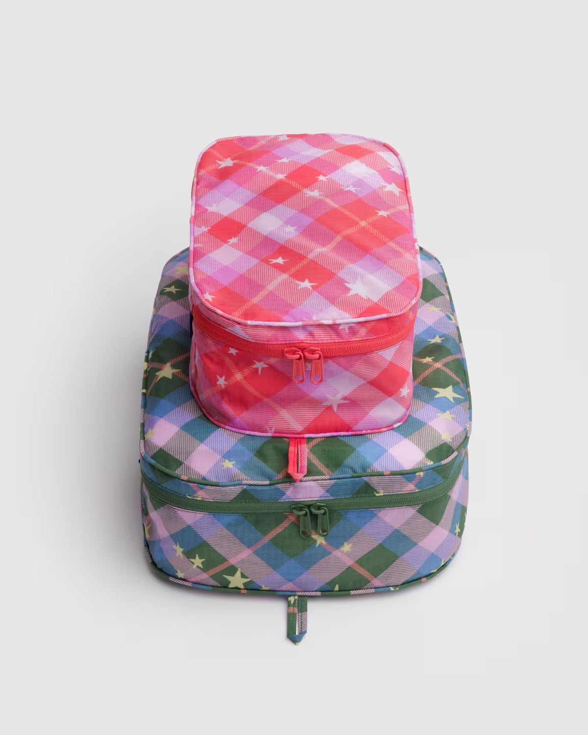 Packing Cube Set, Star Plaid
