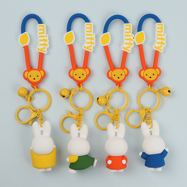 Miffy Color Carabiner Deco Keychain