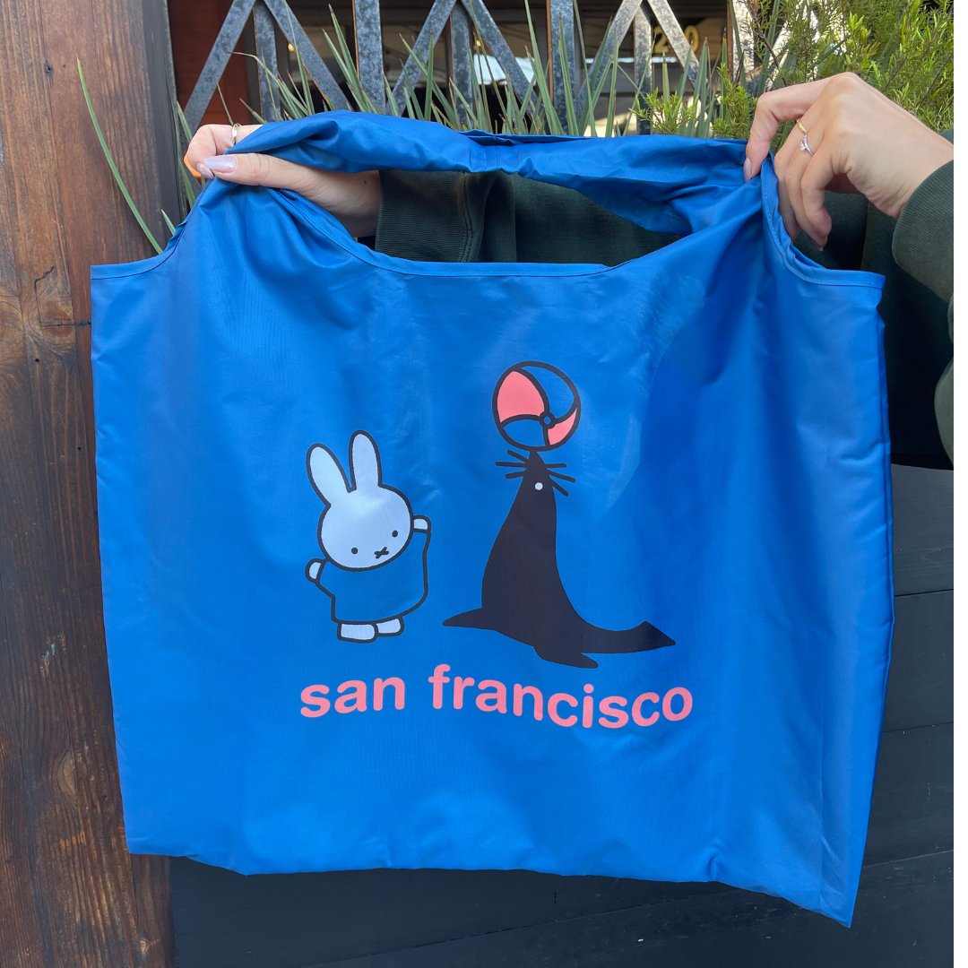 Miffy SF Reusable Tote, Seal