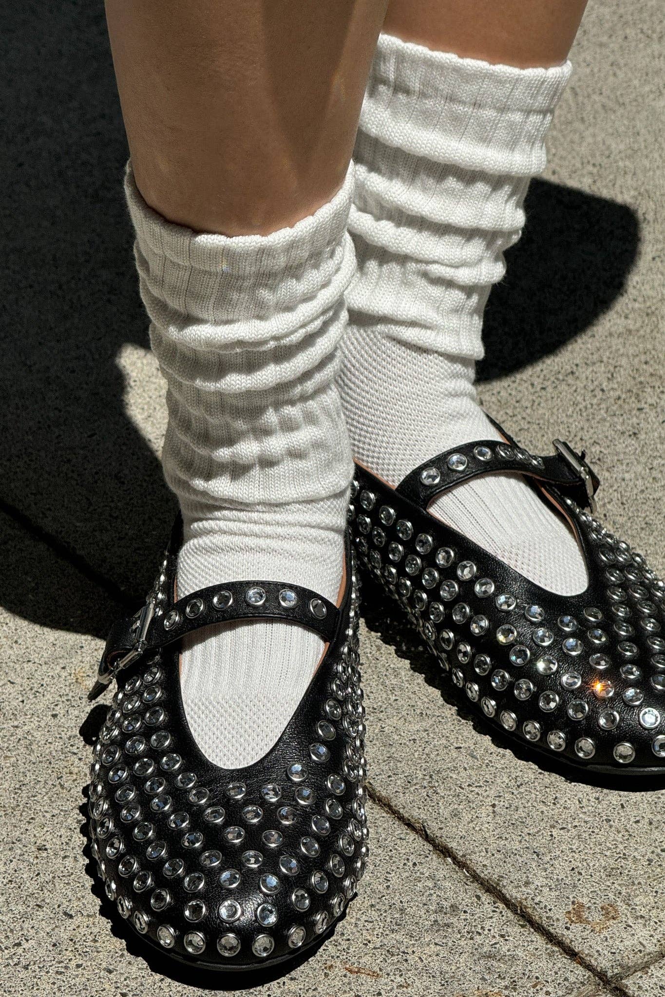 Ballet Socks, Aqua