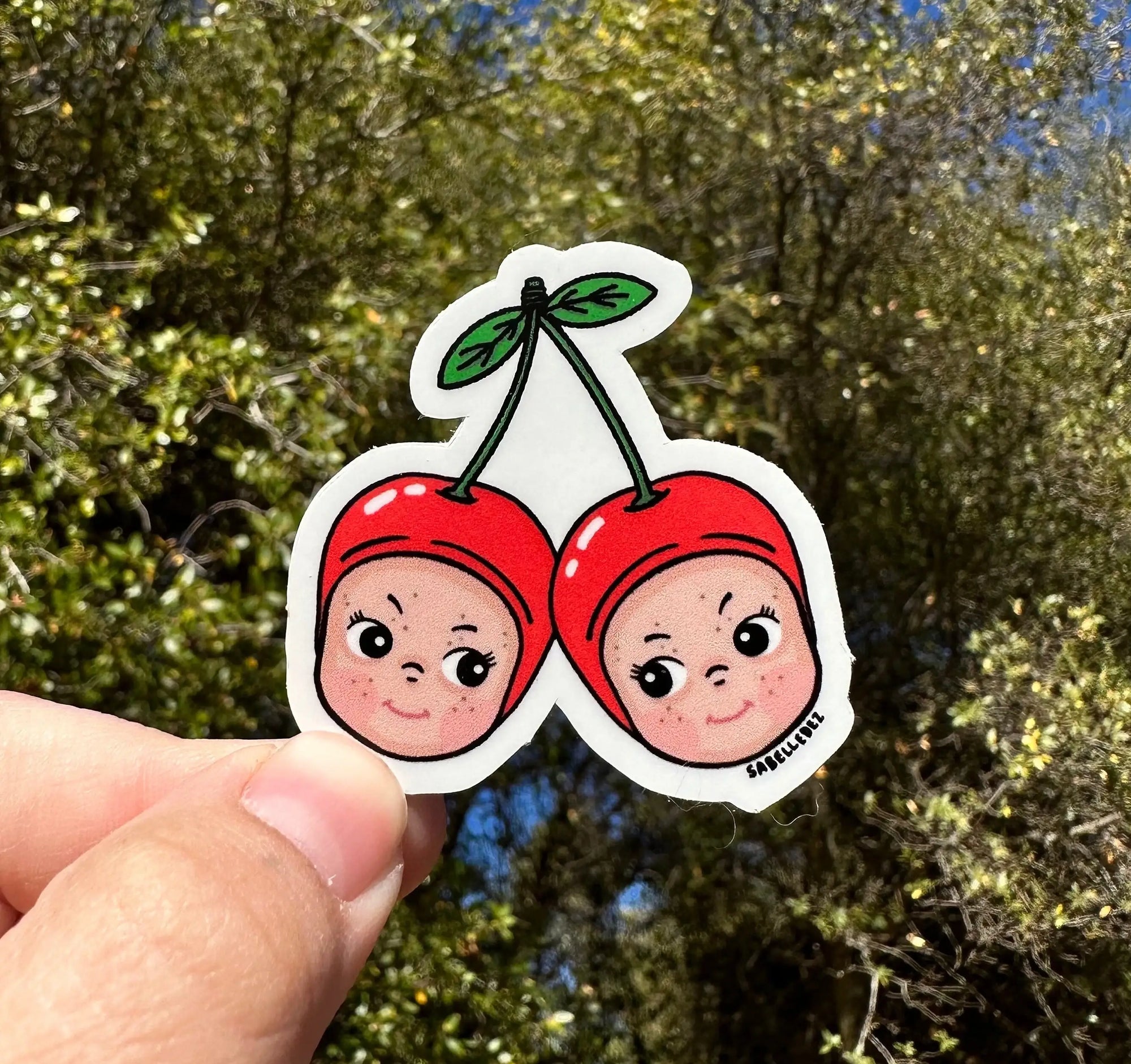 Cherry Babies Sticker