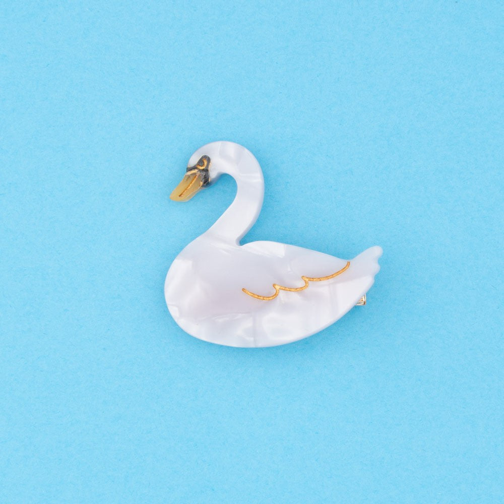 Swan Hair Clip