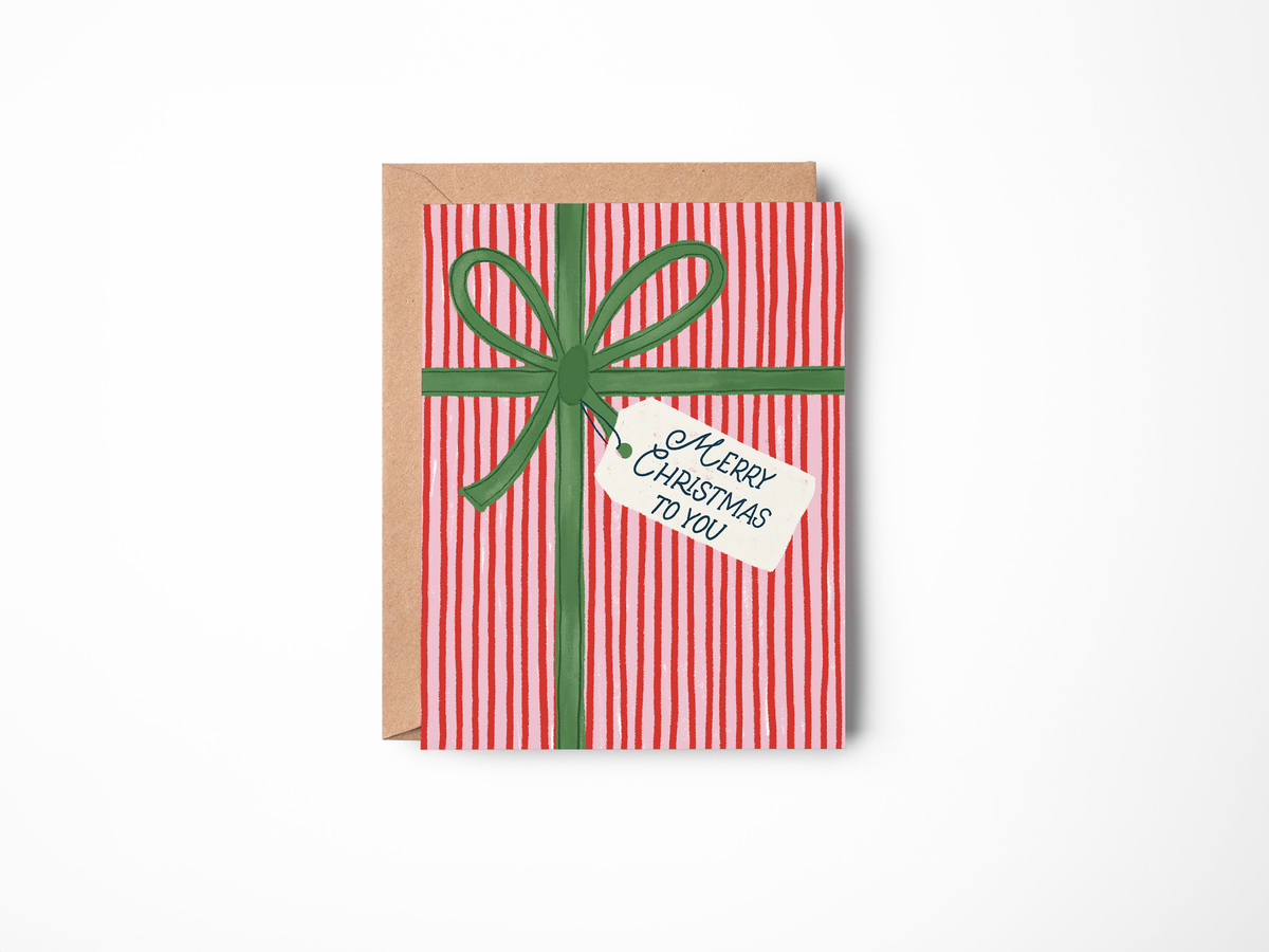 Merry Christmas Present Card