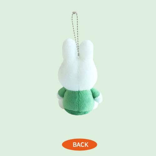 Miffy with Panda Plush Keychain