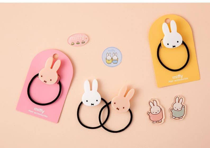 Miffy Hair Ties, Pink