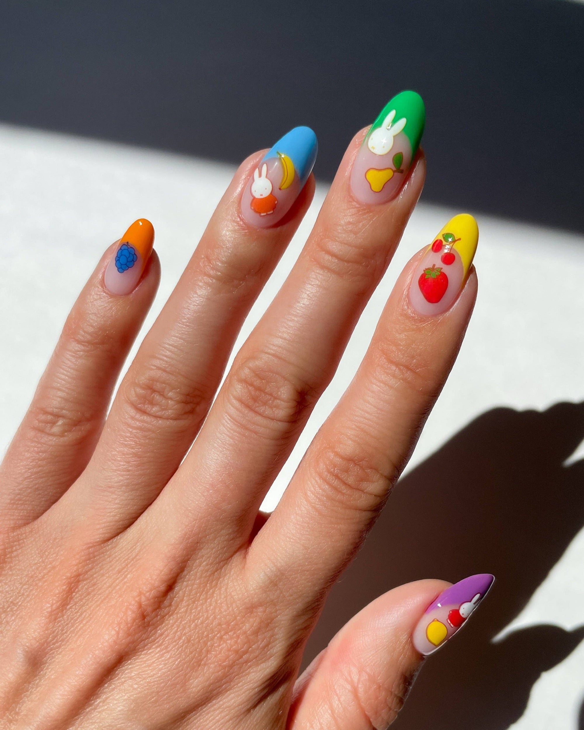 Nail Art Sticker, Miffy's Fresh Fruit