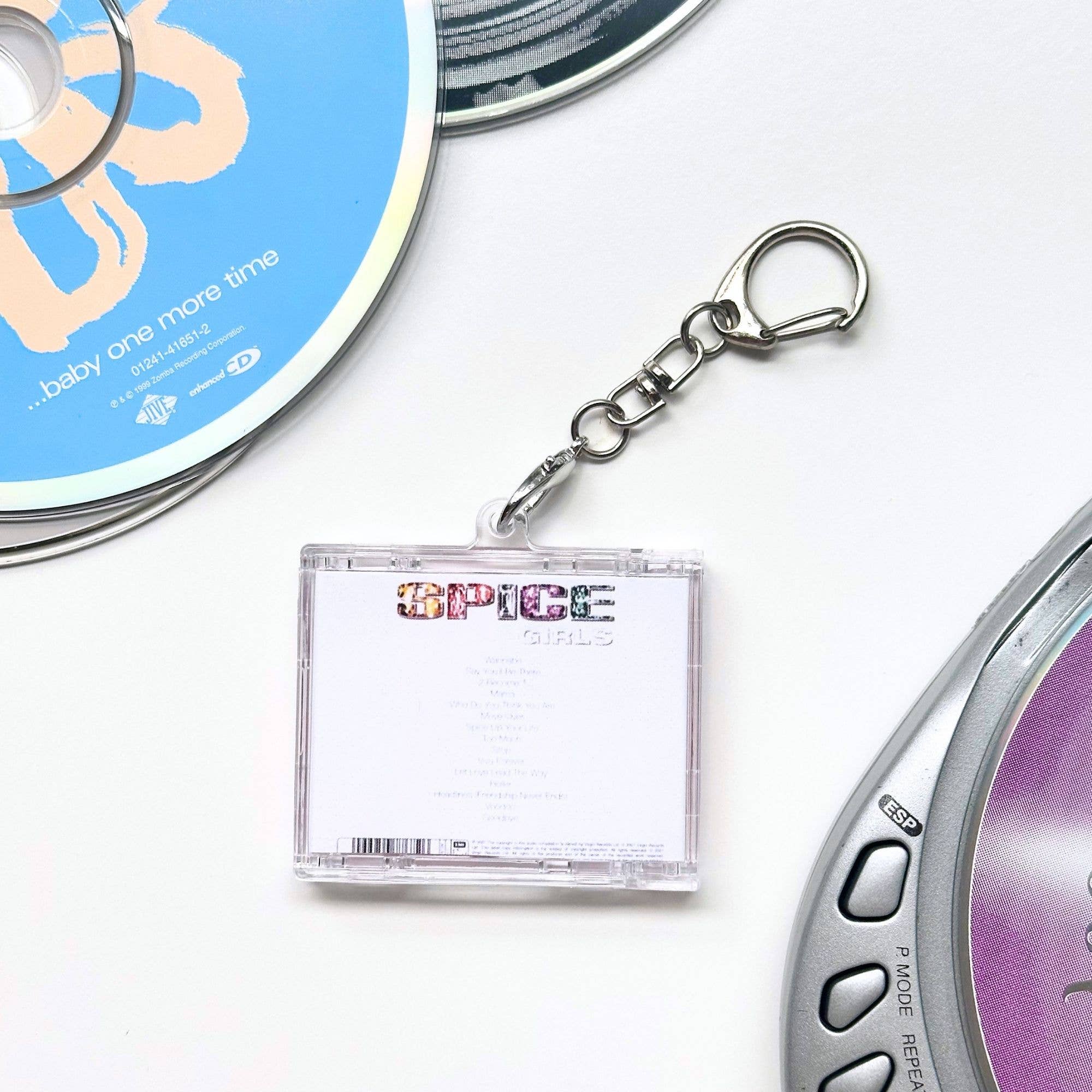 'Hit Clips' Mini CD Case Keychain, Spice Girls, Wannabe