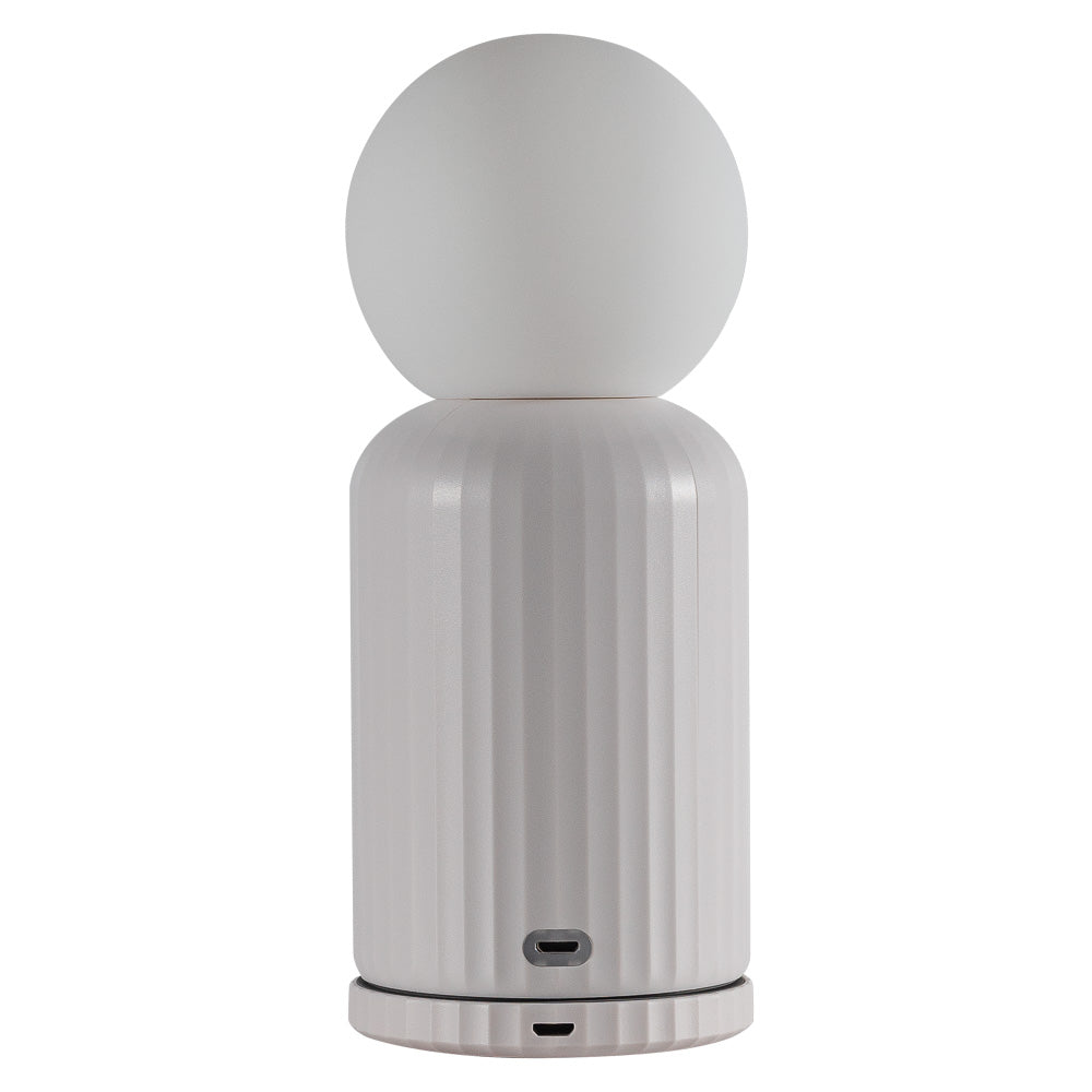 Skittle Wireless Lamp & Charger, White