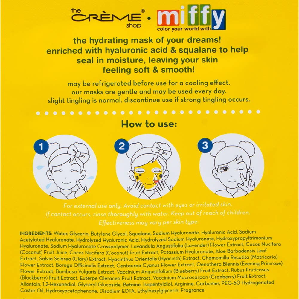 Miffy Face Masks