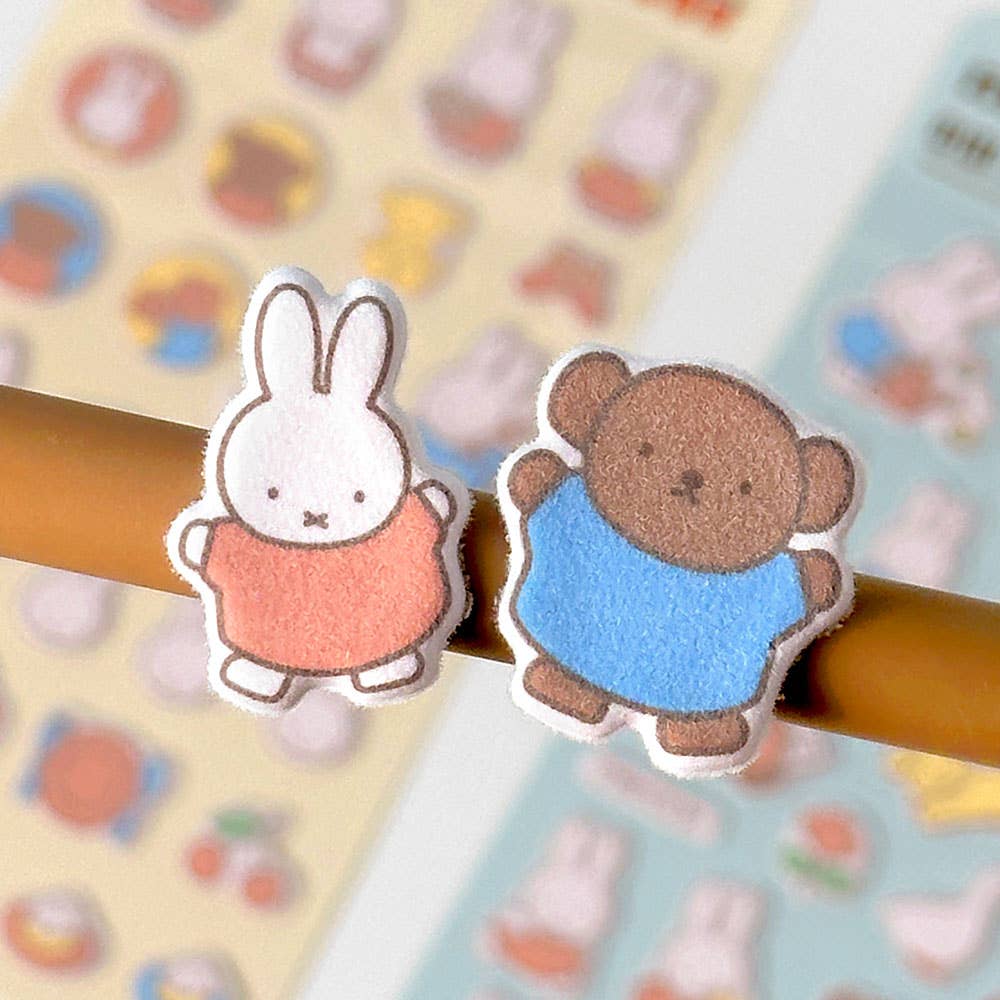 Miffy Puffy Deco Stickers, Matte
