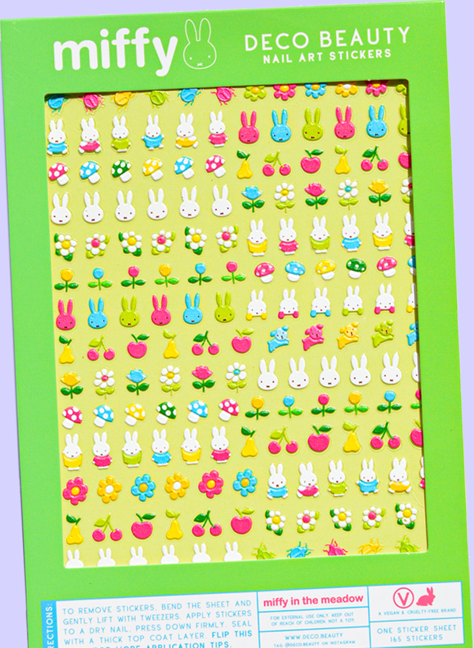 Nail Art Sticker, Miffy in the Meadow