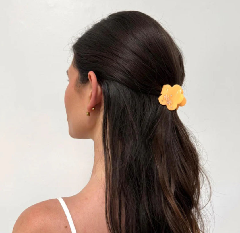 Peach Bloom Midi Blossom Clip
