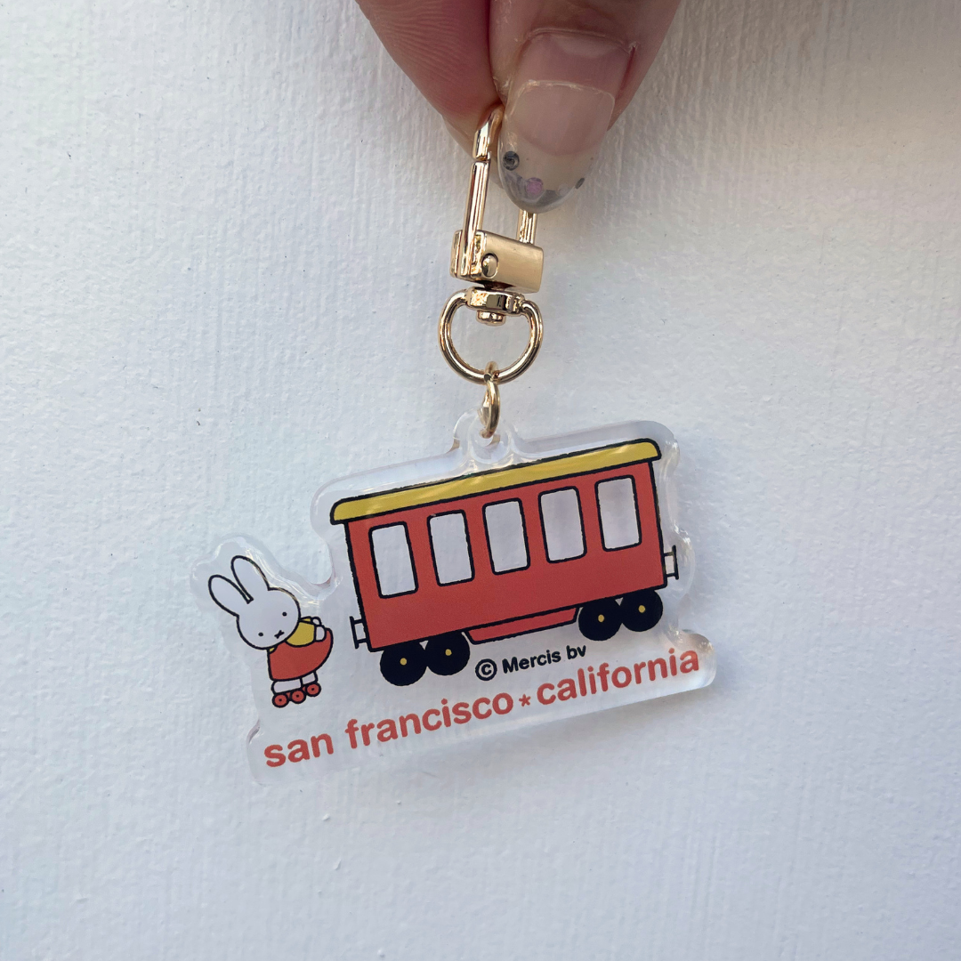Miffy SF Trolley Keychain