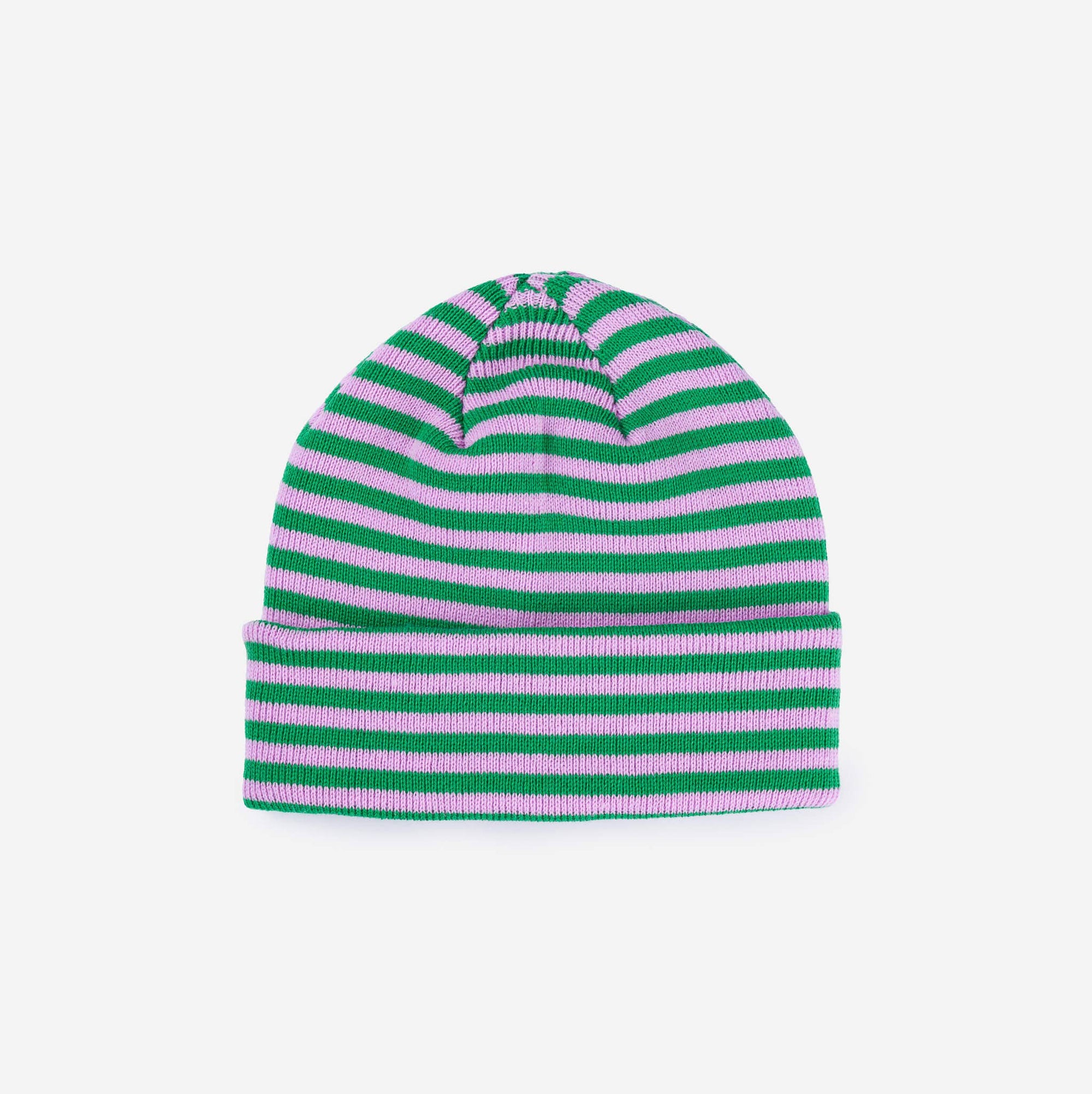Simple Stripe Knit Beanie, Kelly Lilac