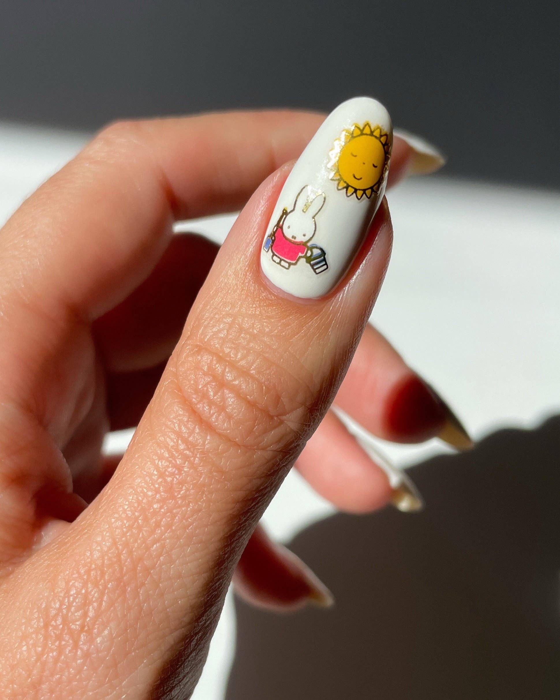 Nail Art Sticker, Miffy at the Seaside