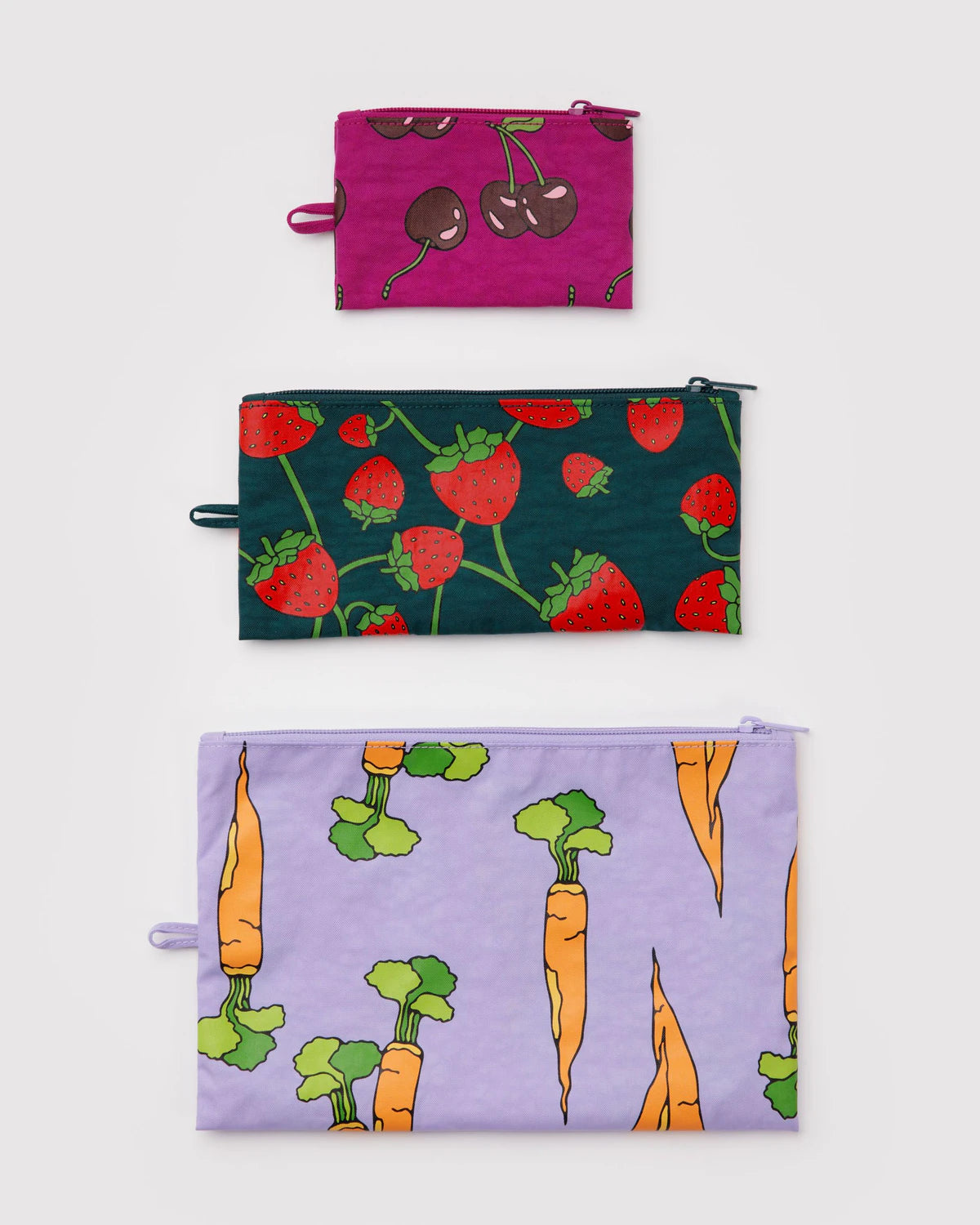 Flat Pouch Set, Carrots & Berries