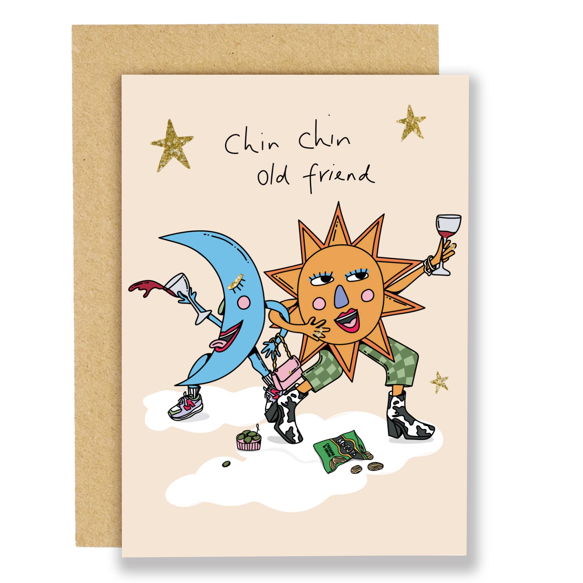 Chin Chin Birthday Card