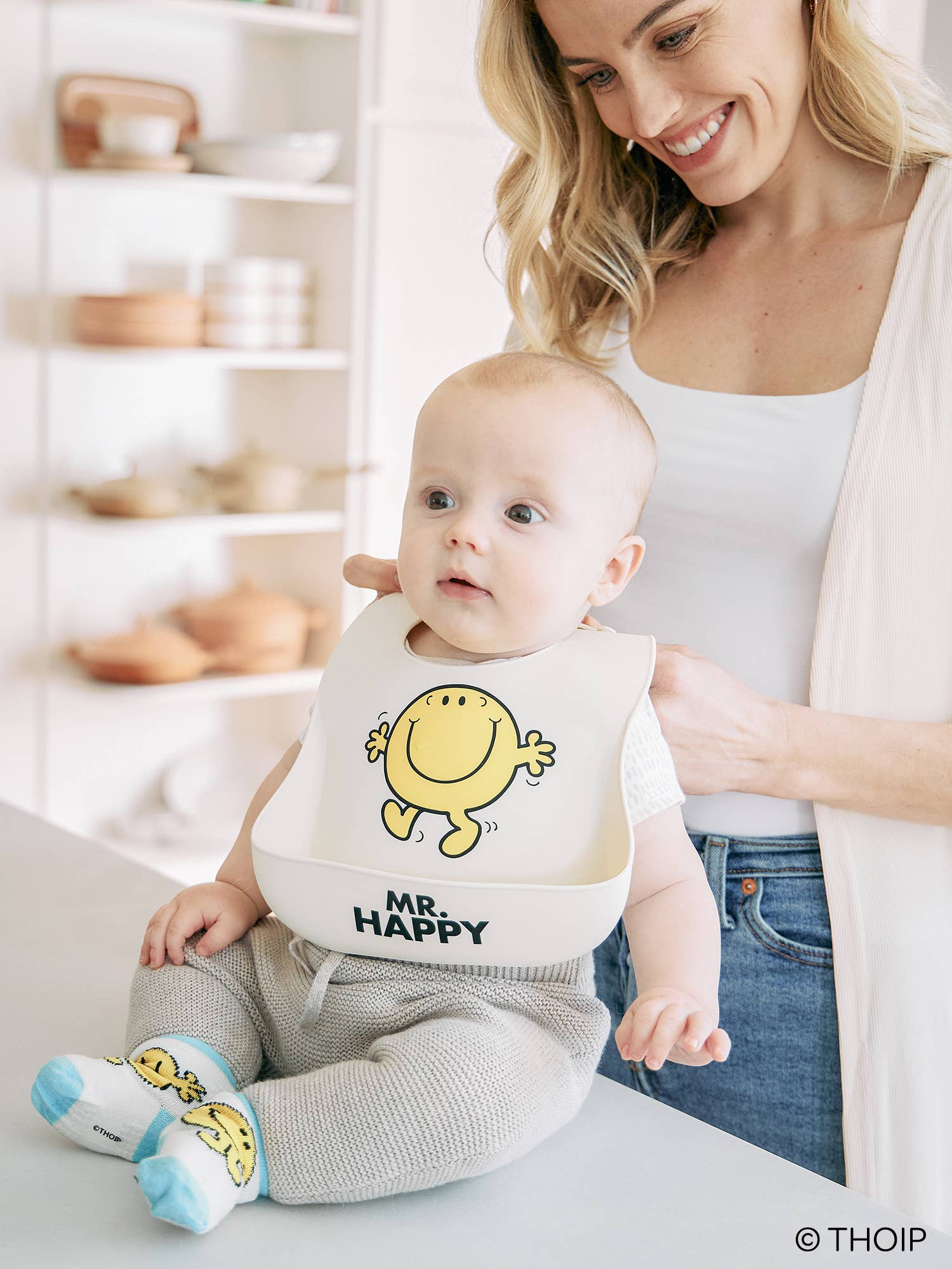 Mr. Happy Silicone Bib