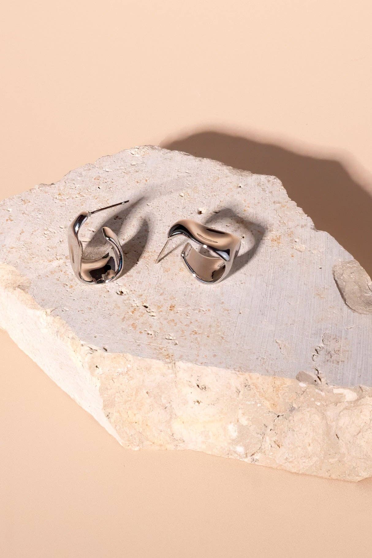 Chloe Hoops, Silver