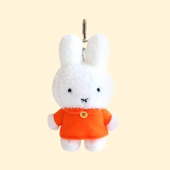 Miffy & Friends Fluffy Keychain, Orange