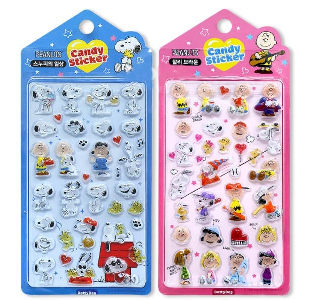 Snoopy Candy Jelly 3D Deco Sticker Sheet