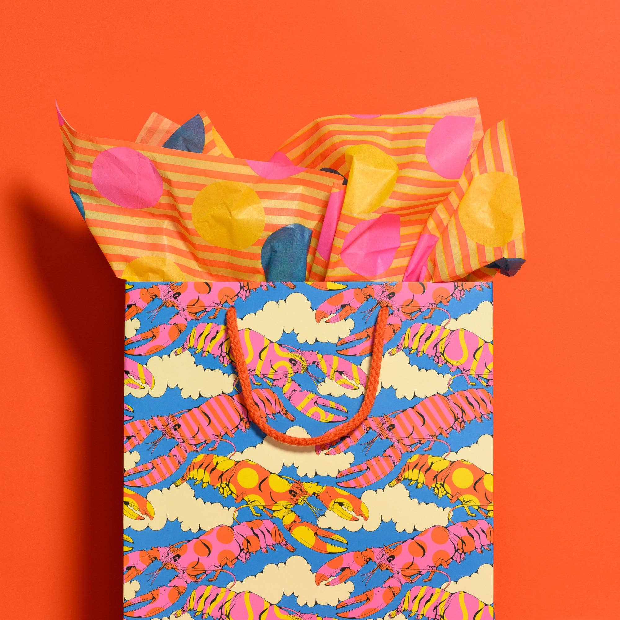 Colorful Stripes & Polka Dots Tissue Paper