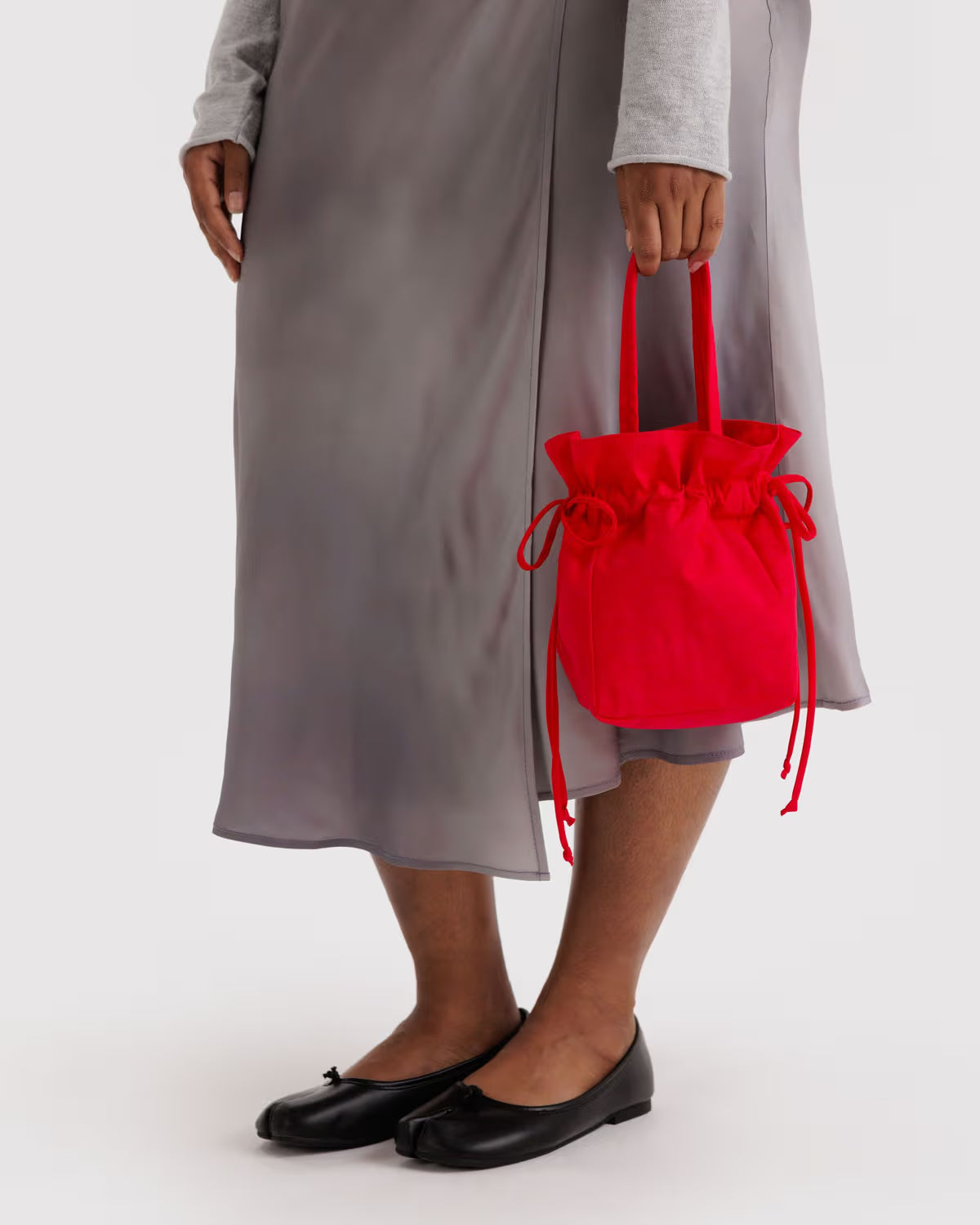 Nylon Drawstring Bag, Candy Apple