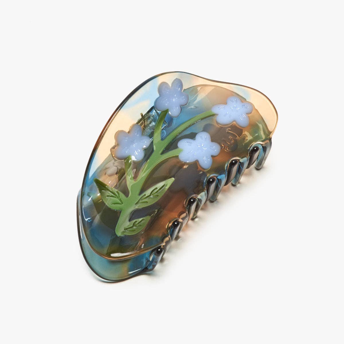 Forget-Me-Not Light Blue Flower Hair Claw
