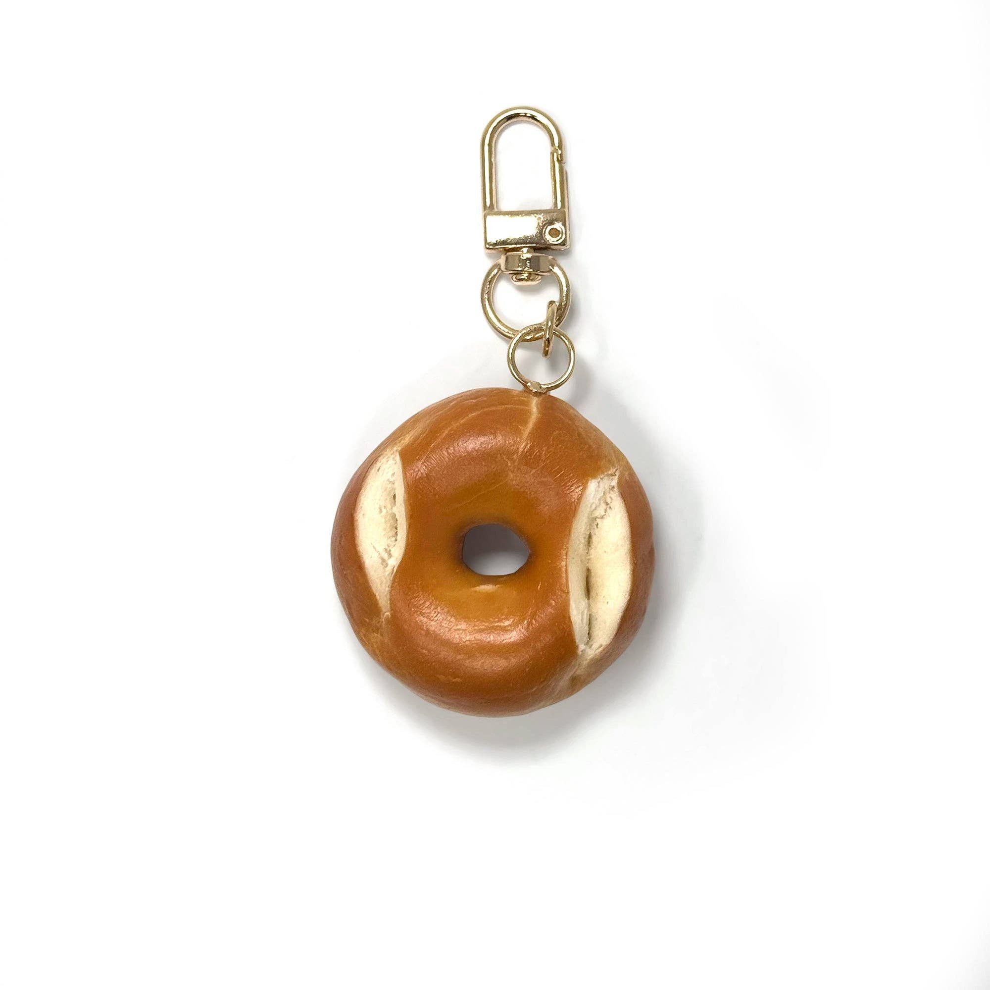 Bagel Keychain