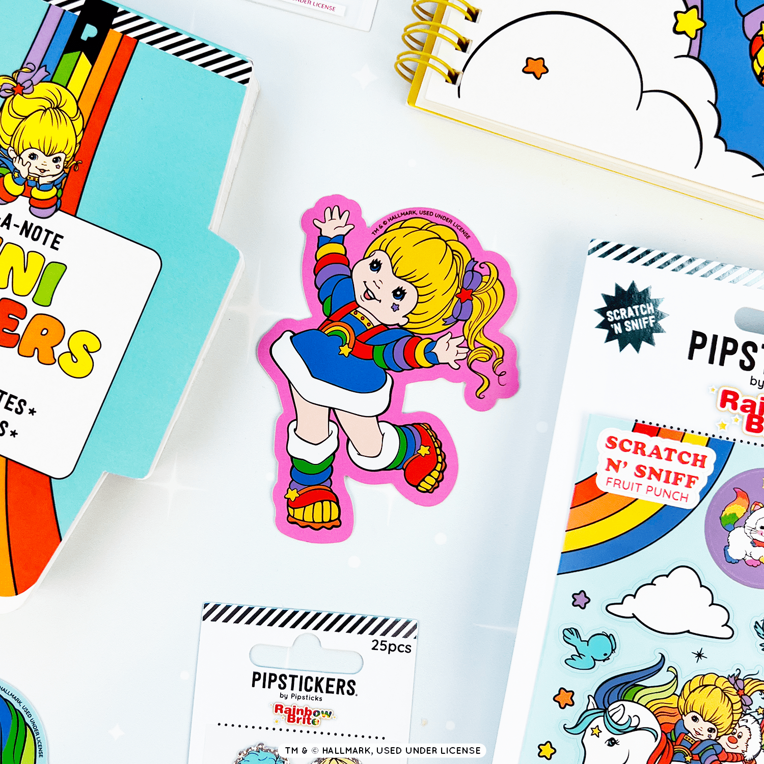 Radiant Rainbow Brite Vinyl Sticker