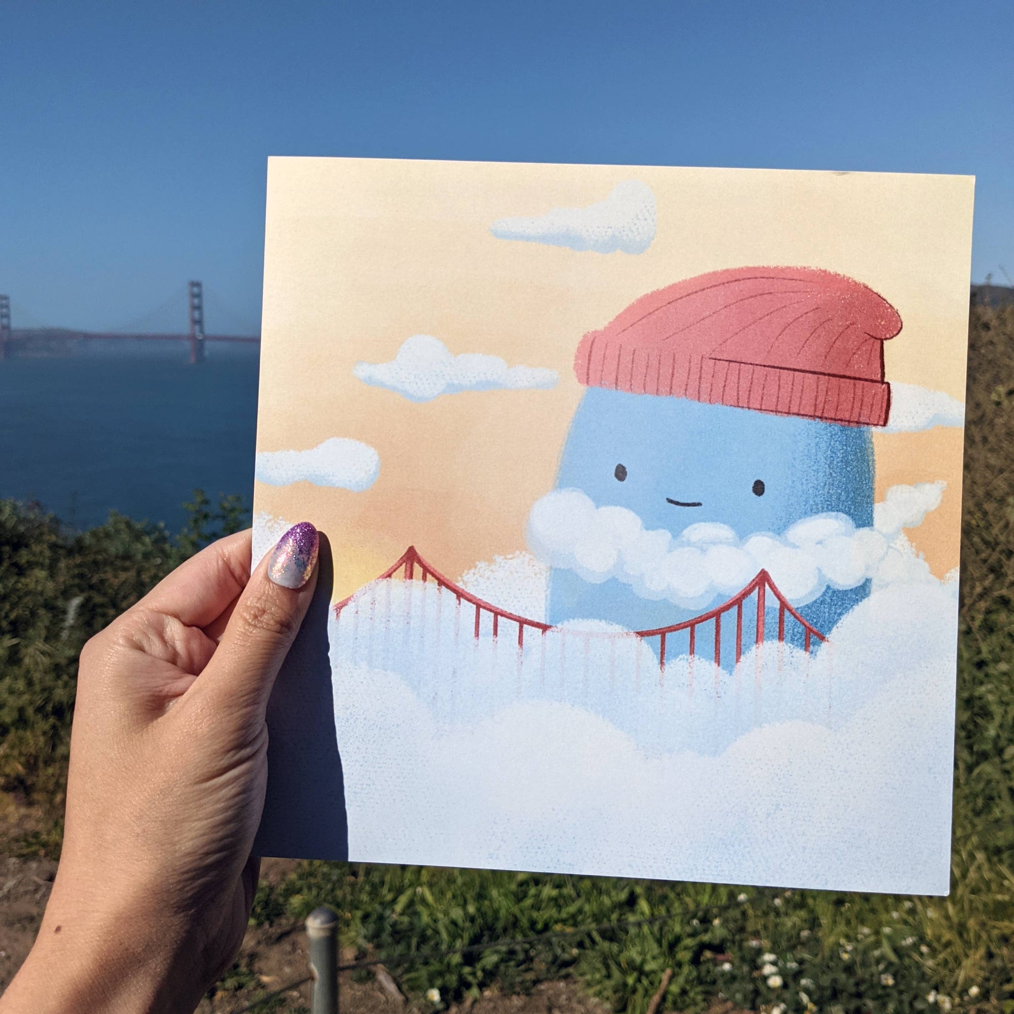 Karl the Fog Golden Gate Bridge Print