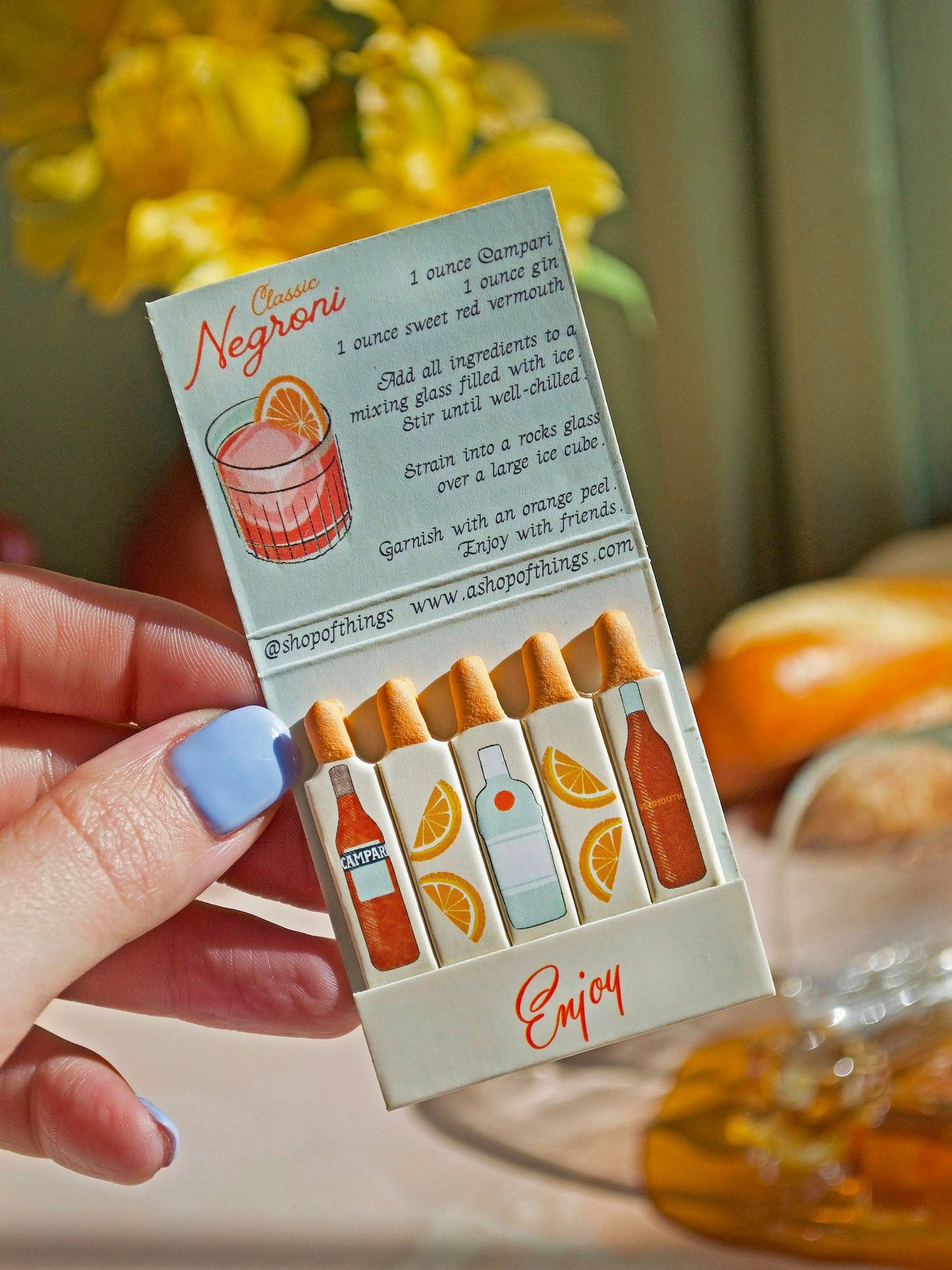 Negroni Matchbook