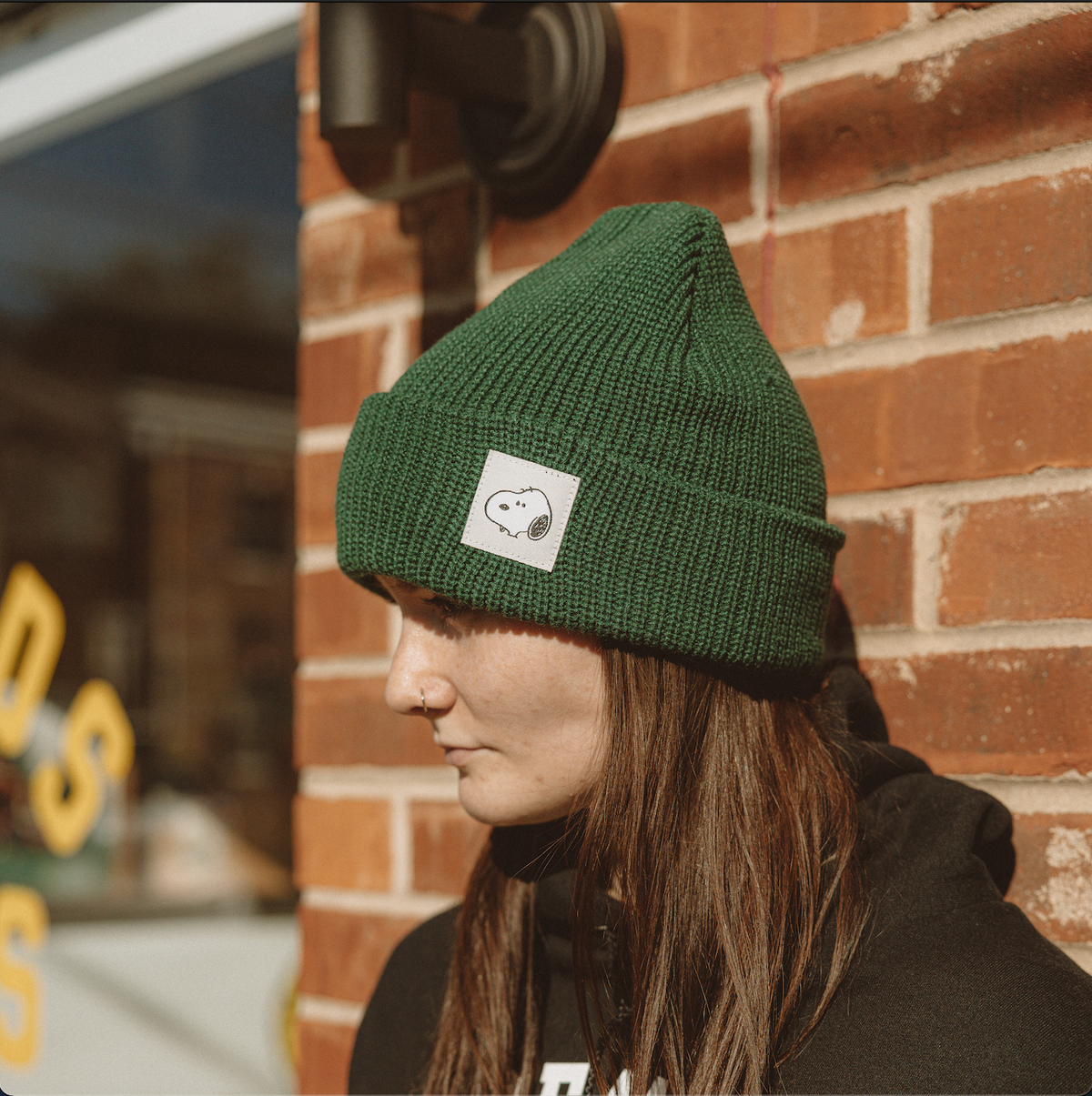 Snoopy Beanie, Green
