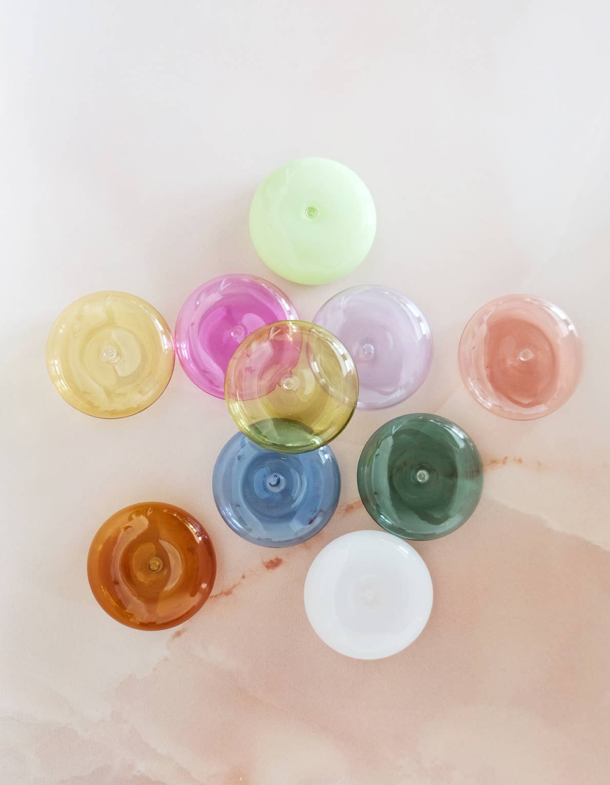 Bubble Incense Holder, Goldenrod Translucent