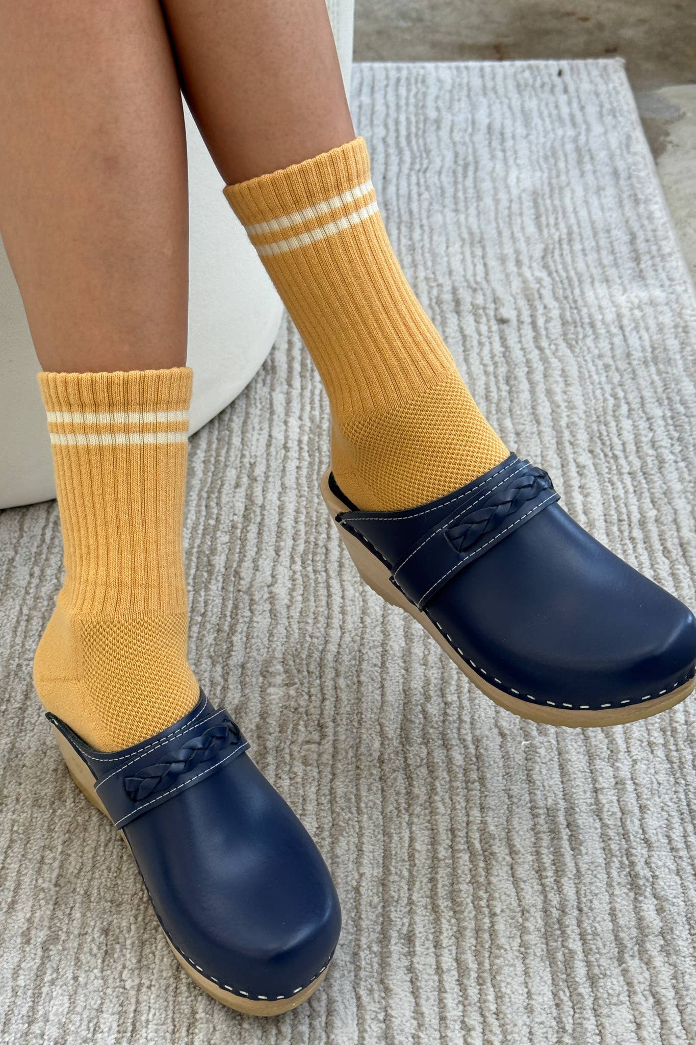 Boyfriend Socks, Butter