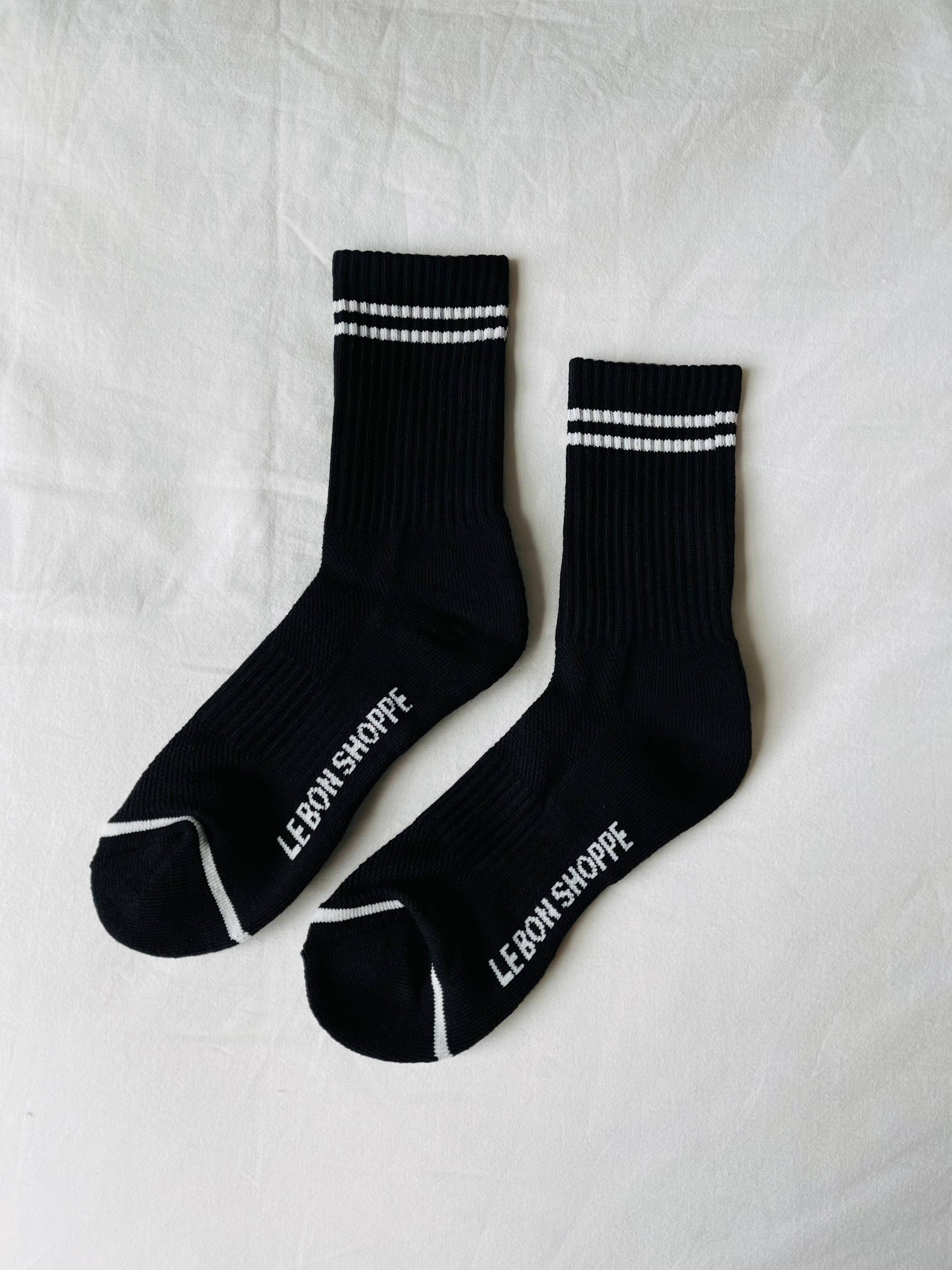 Boyfriend Socks, Noir